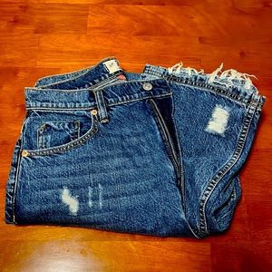 Free People Crvy Line Stonewashed Jeans Sz 31